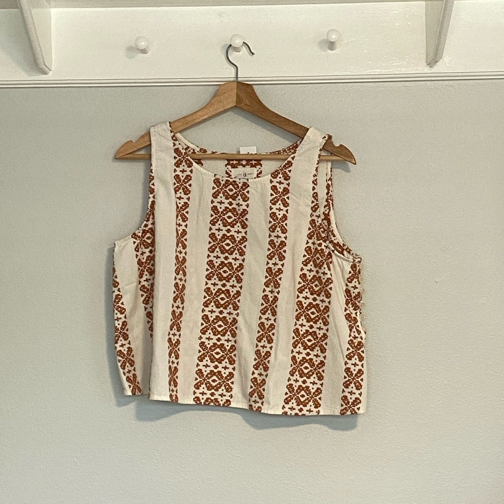 Lou & Grey Hacienda Cropped Tank